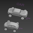 car.png Architecture Interior Mega Pack 353 STL Models Furniture Miniature Scale 1:50 Diorama Design Dollhouse Kitbash Bundle OBJ 3MF Assets