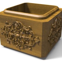Keyshot-Stuff.42.jpg Archivo 3D Caja de joyas, caja de anillos, caja de almacenamiento de joyas STL, caja de baratijas, modelos STL para CNC e impresión 3D, stl・Plan de impresión en 3D para descargar