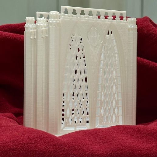 Gothic Cathedral Makeup Brush Holder COMMERCIAL - 3D model önizlemesi