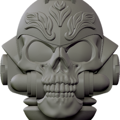 Primaris-Deathmask-Pattern-Ornate.png 3D-Datei Warhammer 40k - Primaris Space Marine "Todesmaske" Muster kostenlos・3D-Drucker-Modell zum herunterladen