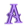 A.stl Archivo STL Harry Potter alphabet cookie cutter and stamps- CAPS - letters numbers signs!・Objeto imprimible en 3D para descargar