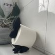 8A45F8C9-7CA5-4AAF-A869-204D365154FA_1_105_c.jpeg toilet paper holder "Floppy" Easter bunny bathroom, toilet paper holder WC, guest WC, spare roll holder, decoration, birthday present, Easter