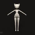 4.jpg BJD Doll stl 3D Model for printing Moony Cat Furry Anthro Ball Jointed Art Doll 35cm 20cm