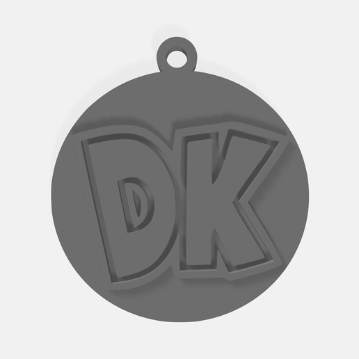 🗝️ DK Keychain - Donkey Kong・ STL File for 3D printing・Cults