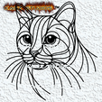 project_20231023_1508466-01.png Line Art Cat Wall Art Minimalist Cat Wall Decor