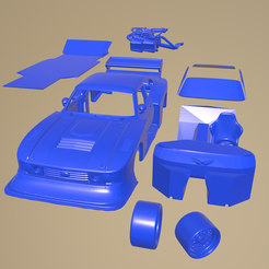 e15_005.png STL file Ford Capri Group B PRINTABLE CAR IN SEPARATE PARTS・Template to download and 3D print