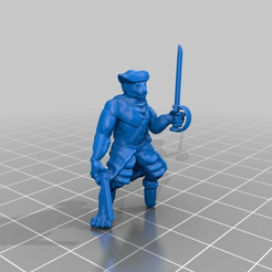 97663d4ef1f279812daf43f060c23b71.png Free STL file Tabaxi Pirate・Template to download and 3D print