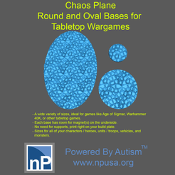 Chaos_Plane_Round_and_Oval_Main_900.png STL file Round / Oval Chaos Plane or Alien World Bases・3D printer model to download, np-dev