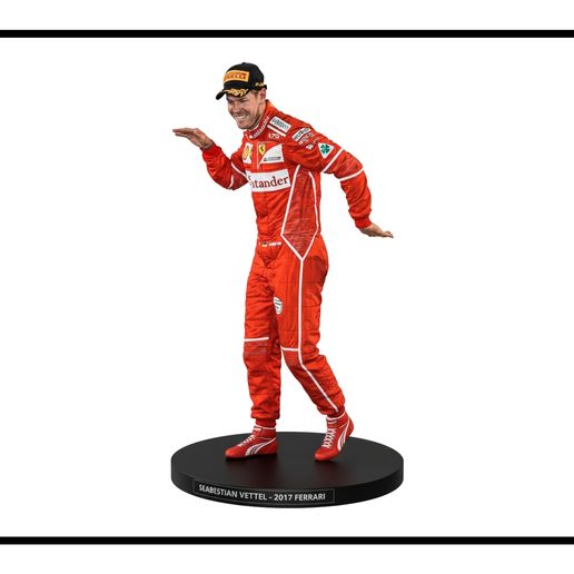 🦸 Sebastian Vettel Collectible Figure・ 3D File for 3D printing・Cults