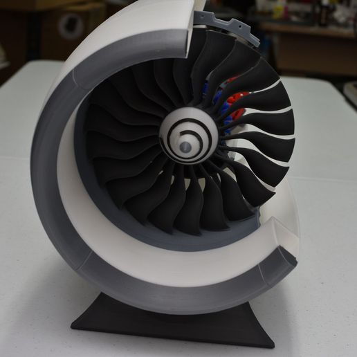 Simple Jet Engine Nacelle - Cults3D 3D Model | 3Drop