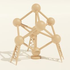 0.jpg STL file Atomium・Model to download and 3D print