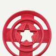 Escudo Capitan.jpg Télécharger fichier STL gratuit Le cotre à biscuits Captain America • Design imprimable en 3D, insua_lucas