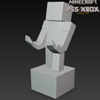 xbox-controller-stl.png Minecraft Steve Controller Stand STL - Game Controller Display Stand - Desk Gaming Accessoire 3D Modell