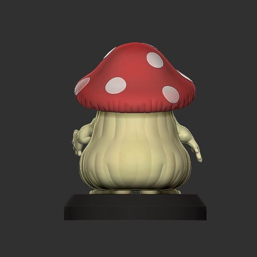 ZBrush-Document4.jpg вражеский гриб миниатюра