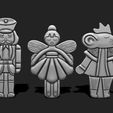 1.jpg 3D Printable Christmas - Nutcracker - Princess - Mouse King  STL 3D print model