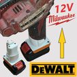 01.jpg DEWALT 12 V ON MILWAUKEE 12V Battery Adapter