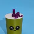 636913140_10161582808686511_7544092817870498188_n.jpg Iced Matcha Clicker Fidget Keychain