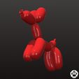 IMG_6958.jpeg Balloon Dog, STL and OBJ digital file for 3D printing, miniature toy for collection and decoration