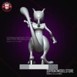 Mewtwo_Pokemon_3D_Print_Model_STL_File_04.jpg Mewtwo Statue Pokemon - Premium STL Files