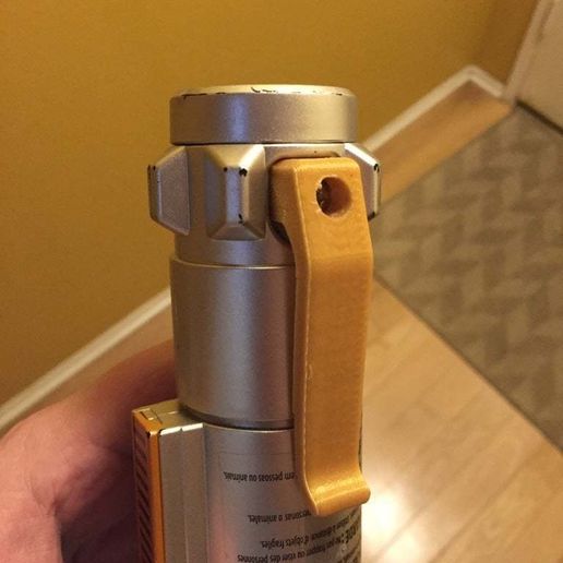 Lightsaber Belt Clip - 3D model önizlemesi