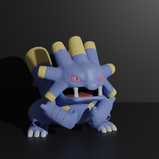 Exploud2.png Взрывной покемон 3d модель для печати