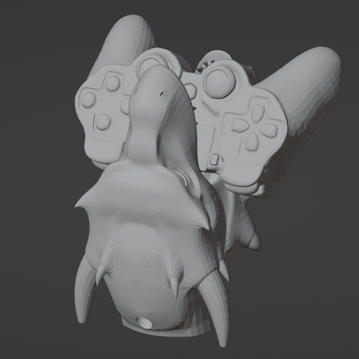🐉 Dragon Head Game pad / Controller Holder・ STL File for ・Cults