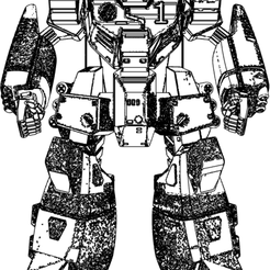 Crusader3D.png Free STL file American Mecha Holy Knight・3D printable design to download