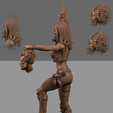 5.png Lady Lobo 3D Print