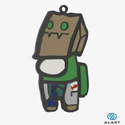 AMONG_US_7.jpg 3D file AMONG US COLLECTION KEYCHAIN・3D printable model to download