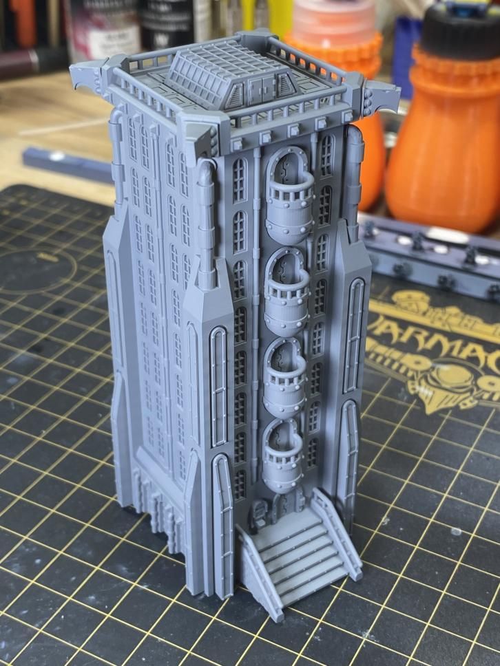 IMG_4087.jpg STL file Alpha Hab Tower・Template to download and 3D print, BitsBlitzDesigns