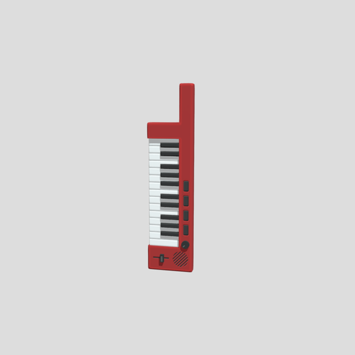 Keyboard 3D model preview