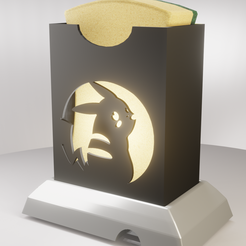 render_013.png STL file 8 POKEMON KITCHEN SPONGE SUPPORT・Model to download and 3D print