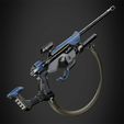 AnaRifleClassic4.jpg Overwatch Ana Biotic Rifle for Cosplay