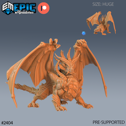 2405-Gray-Dragon-Huge.png Gray Dragon ‧ DnD Miniature ‧ Tabletop Miniatures ‧ Gaming Monster ‧ 3D Model ‧ RPG ‧ DnDminis ‧ STL FILE