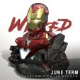 300620 - Wicked - Iron man bust 01.jpg Wicked Marvel Avengers Iron man 3d Bust: STL ready for printing