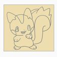ardillasubir1.jpg Pachirisu Cookie Cutter Pokemon Anime Chibi