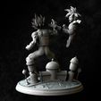 Goku.193.jpg Goku vs Gohan training at hyperbolic time chamber diorama 3D print model