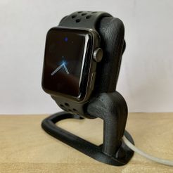 DOCK-AWATCH-AB-photo-01.jpg Free 3D file DOCK APPLE WATCH A&B・3D printable design to download