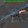 01.jpg Aki Devil Gun Full Accessories (Mask and Blade arm) - Chainsawman Cosplay