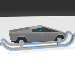 53.png STL file RAILS FOR CYBERTRUCK 1:64・3D printable model to download