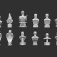 04.jpg 3D PRINTABLE COLLECTION BUSTS 9 CHARACTERS 12 MODELS