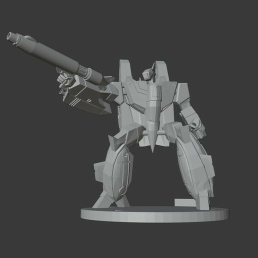 SuperVF1ABattloid02.jpg Super Valkyrie Veritech VF-1A Macross Battloid Only Robotech RPG Tactics