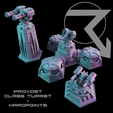 HardpointViz.png HEXTECH - Defensive Turrets  (Battletech Compatible Hex Terrain)