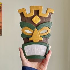 MascaraTribal01_151021.jpg Fichier STL Masque tribal・Objet imprimable en 3D à télécharger
