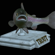 Rainbow-trout-trophy-open-mouth-1-4.png fish rainbow trout / Oncorhynchus mykiss trophy statue detailed texture for 3d printing