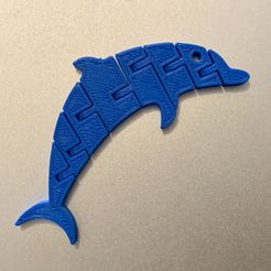 IMG_6392.jpg Télécharger fichier STL gratuit Porte-clés dauphin articulé • Plan imprimable en 3D, boncri