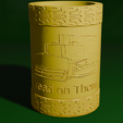 killdozer.png Killdozer - Tread on Them Beer Can Koozie
