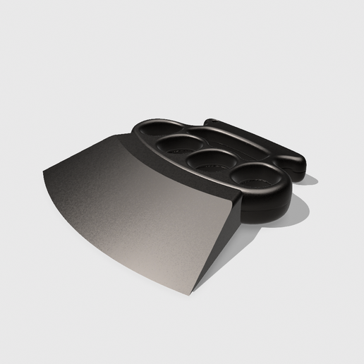 Brass Knuckles Shovel 3D model