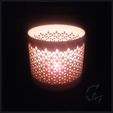 Candle cover_6.jpg Fichier 3D Set de couvercles de bougies / bougies chauffe-plat・Design pour imprimante 3D à télécharger