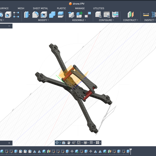 Drone 3D model preview
